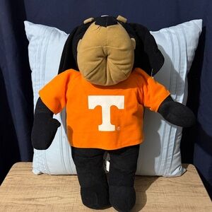 University T Logo Plush Dog in Orange Tee